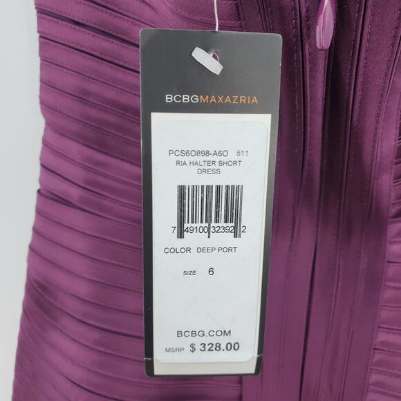 New NWT BCBG Max Azria Ria Halter Short Dress - Picture 6 of 13
